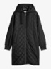Gewatteerde jas met quilt patroon en steekzakken - Black-0001 / Zwart