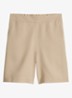 Korte broek met steekzakken - Sandpaper-2326 / Beige