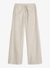 Loose fit joggingsbroek in lyocell blend - Beige
