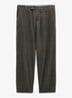Mid waist straight fit broek van corduroy - Bruin