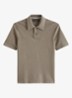 Polo met logoborduring - Donkerbeige