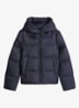 Puffer jack met capuchon en steekzakken - Martime Blue / Blauw