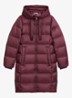Puffer jas met capuchon - Bordeauxrood