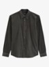 Regular fit overhemd van corduroy - Bruin