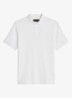 Regular fit polo met logoborduring - White-0163 / Wit