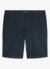 Reso straight fit korte broek van  katoen - Donkerblauw