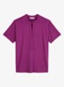T-shirt met korte mouwen met knopen - Paars