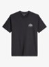 T-shirt met logo- en backprint - Black-0001 / Zwart