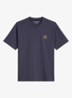 T-shirt met logo- en backprint - Faded Blue/363