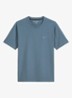 T-shirt met logo - Blauwgrijs