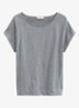 T-shirt met logoborduring - Quiet Sea-0639 / Blauw