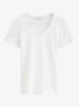 T-shirt met ronde hals - Wit