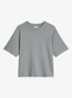 T-shirt met ronde hals - Quiet Sea-0639 / Blauw