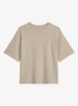 T-shirt met ronde hals - Linen Beige / Grijs