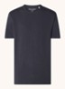 T-shirt met ronde hals - Donkerblauw