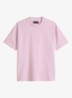 T-shirt met ronde hals - Lichtroze