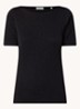 T-shirt met stretch - Zwart