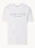 T-shirt van  katoen met logo - Wit