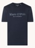 T-shirt van  katoen met logo - Indigo