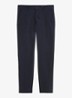 Tapered fit chino in katoenblend - Donkerblauw