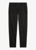 Tapered fit chino in katoenblend - Zwart