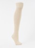 Kniekousen in kasjmierblend - Beige