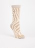 Teresa sokken in katoenblend met lurex - Beige