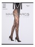 Woman Tight netpanty in 30 denier - Zwart