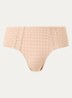 Avero shorty met ruitdessin - Beige