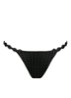 Avero string met borduring - Zwart