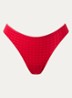 Avero string met ingeweven structuur - Rood