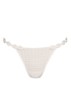 Avero string met ruitdessin - Gebroken wit