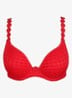 Avero voorgevormde beugel bh met bloemborduring - Rood