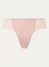 Cathia tanga met kant - Oudroze
