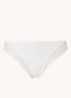 Jane slip met mesh en borduring - Wit
