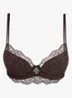 Musea push-up bh met pailletten - Donkerbruin