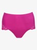 Soft Studio high waisted slip met kant - Oudroze