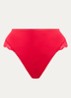 Soft Studio shorty met kant - Rood