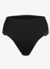 Soft Studio shorty met kant - Zwart