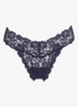 Soft Studio string van kant - Donkerblauw
