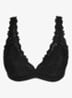 Soft Studio voorgevormde bralette met overlay van kant - Zwart