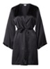 Kimono van zijde - Zwart