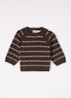 Torin grofgebreide trui in merino wolblend - Bruin