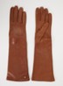 Afidee handschoenen van lamsleer - Oranjebruin