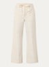 Argento high waist straight fit pantalon met steekzakken - Wit