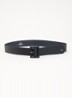 Brio riem van leer - Donkerblauw