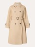 Canasta double-breasted trenchcoat met steekzakken - Beige