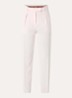 Canditi high waist slim fit pantalon met steekzakken - Lichtroze