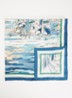Onesto sjaal van zijde met print 90 x 90 cm - Blauw
