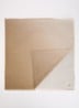 Sjaal van wol met dip-dye dessin 140 x 140 cm - Camel